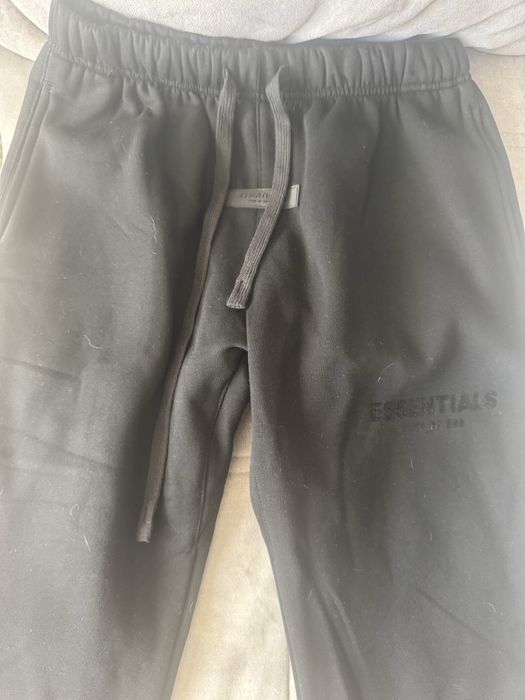 Essentials  sweatpants black slim dresy fear of god