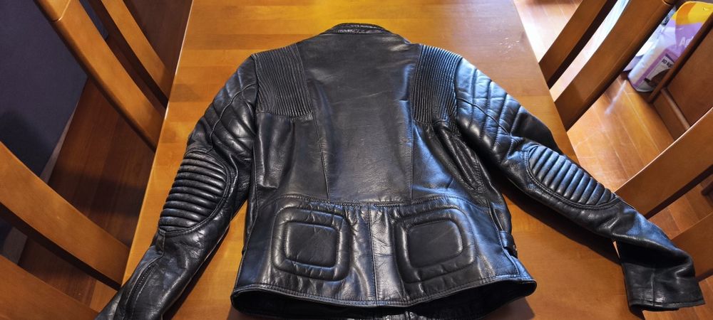 Casaco cabedal motard