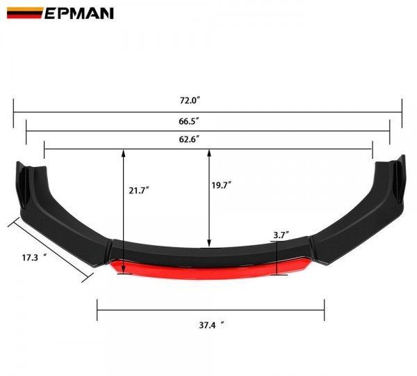 Dokładka Przedniego Zderzaka Uniwersal Splitter 10