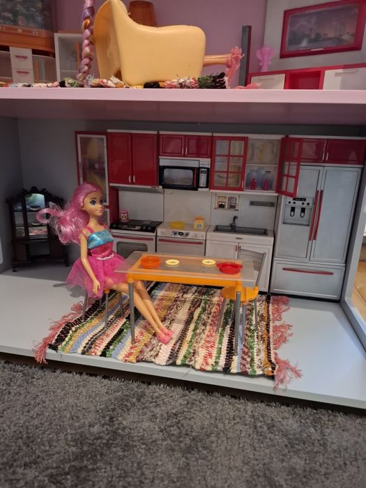 Domek dla lalek barbie duży pełnowymiarowy