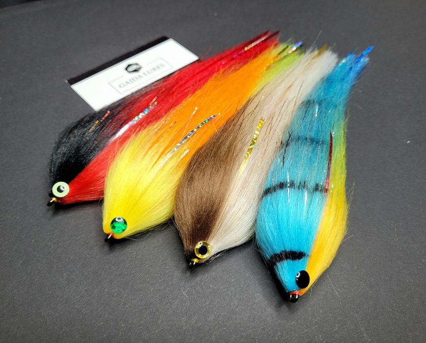 Muchy szczupakowe 18-20cm / 4szt / streamer / pod spina