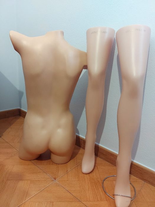Busto manequim + pernas manequim