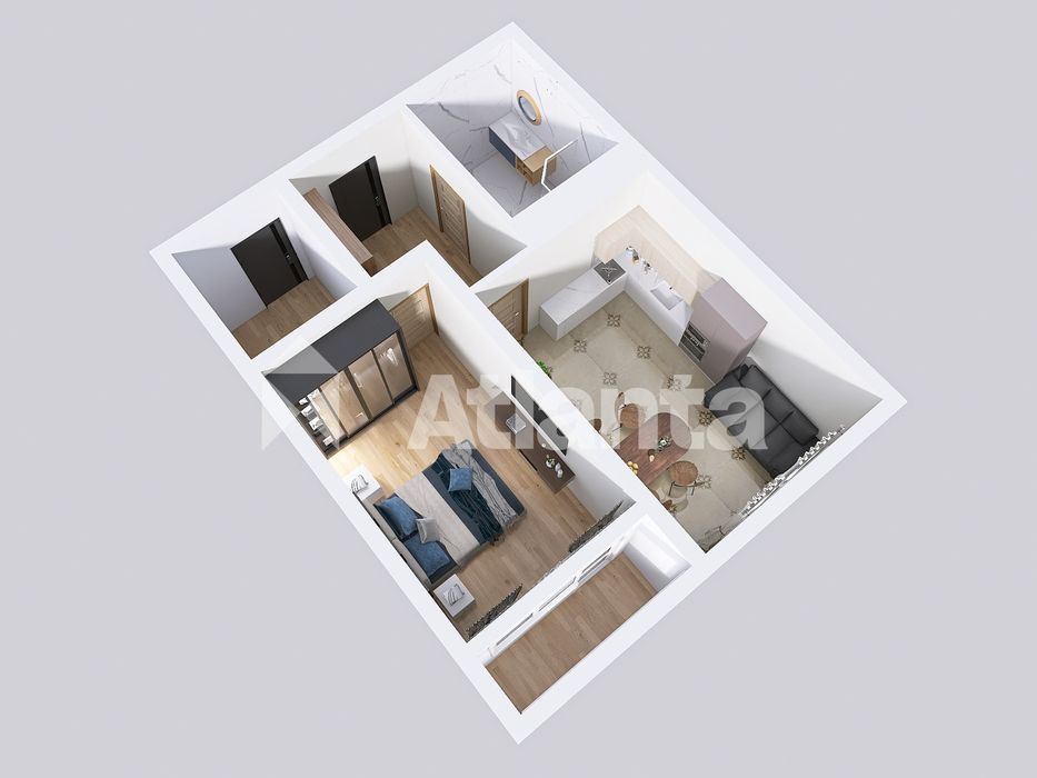 Продаж 1-кім. квартири в ЖК Auroom Air по  вул. Топольна