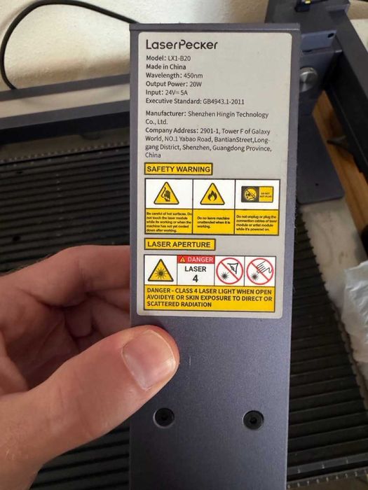 Máquina de Corte e Gravação LaserPecker + Módulos 10W e 20W