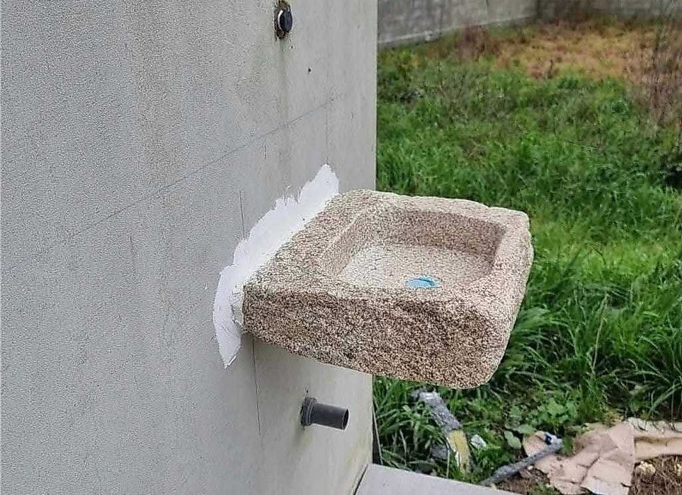 Lavatórios wc em pedra natural e xisto