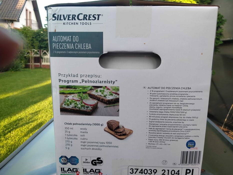 Automat do pieczenia chleba