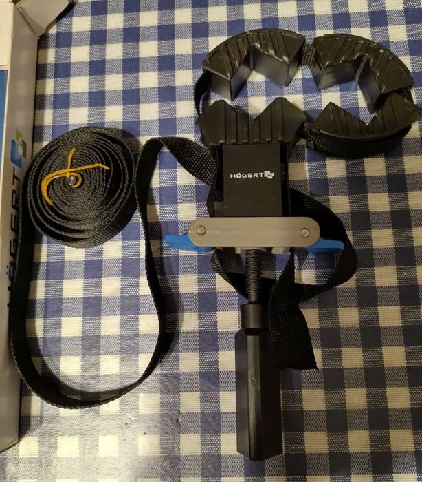 Ścisk stolarski taśmowy 4 metry ABS Hogert technik