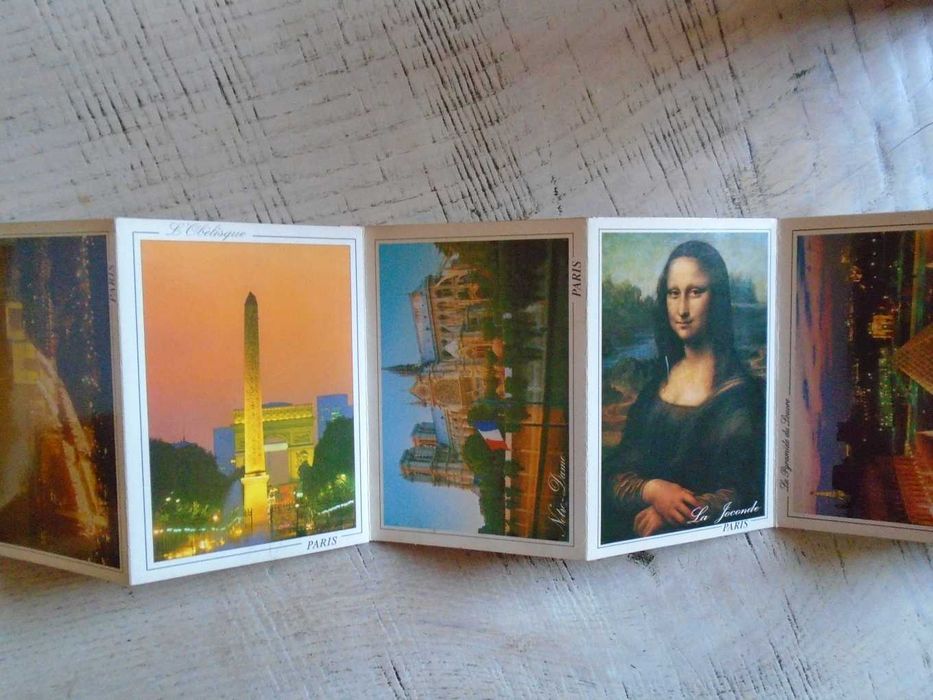 pocztówki rozkładane Paryż