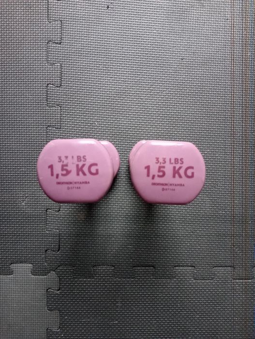 Par de halteres de 1,5 Kg