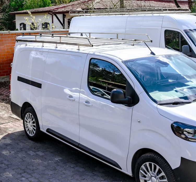 Bagażnik Platforma Dachowa pod wymiar na zamówienie z stali nierdzewnej PEUGEOT PARTNER EXPERT BOXER