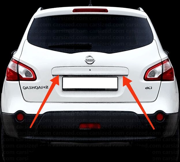 Nissan Qashqai j10 Ремкомплект ручки багажника двери  крышки клипсы