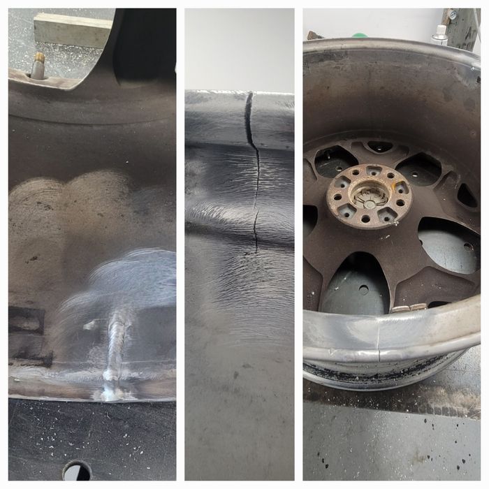 spawacz aluminium kwasówka felgi TIG balustrada ogrodzenie tłumik mig