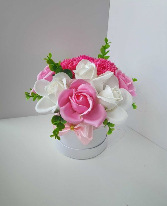 Flowerboxy z kwiatów mydlanych