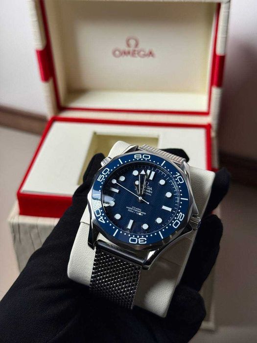 Годинник Omega Seamaster Diver 300M, 42 мм, blue