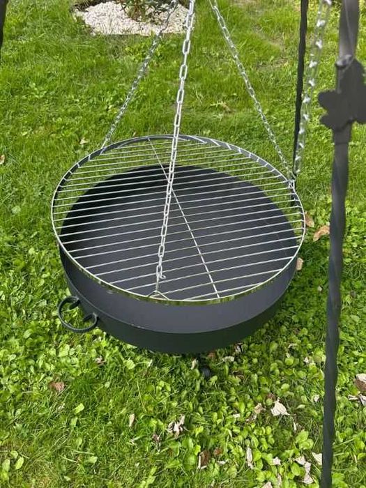 Grill ogrodowy trójnóg 80cm komplet  | Wysyłka Na cała Polskę lub odbiór osobisty