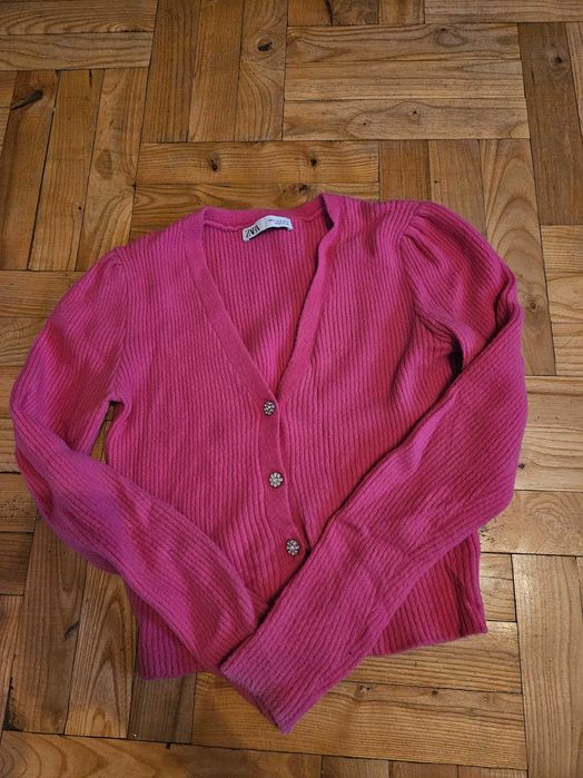Sweterek róźowy zara