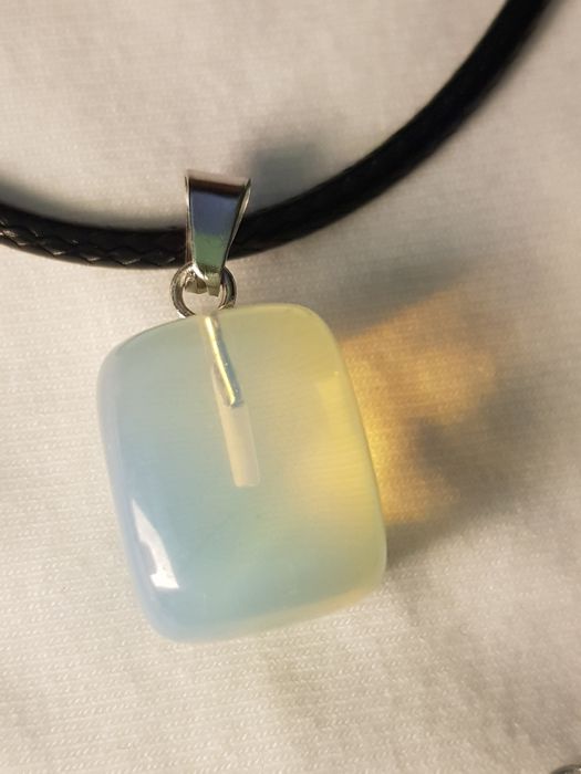 Colar pendente pedra cristal rolado polido * várias pedras