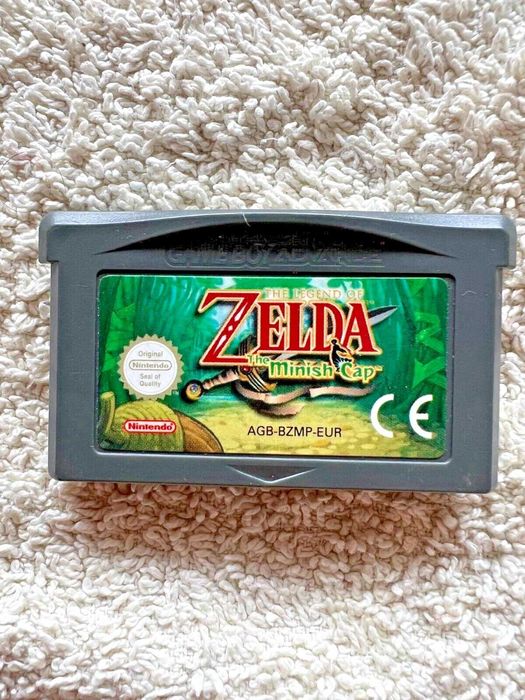 The Legend of Zelda Minish Cap Nintendo GBA CIB 2 manuais