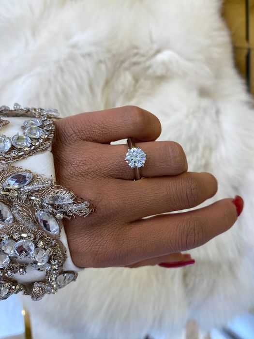 Pierścionek z diamentem naturalnym 2.01 Ct SI2/G IGI