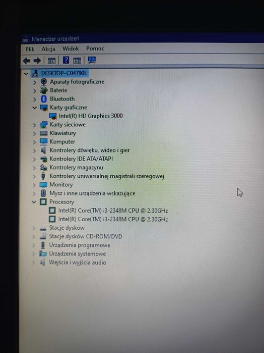 Laptop Lenovo B590 uszkodzony