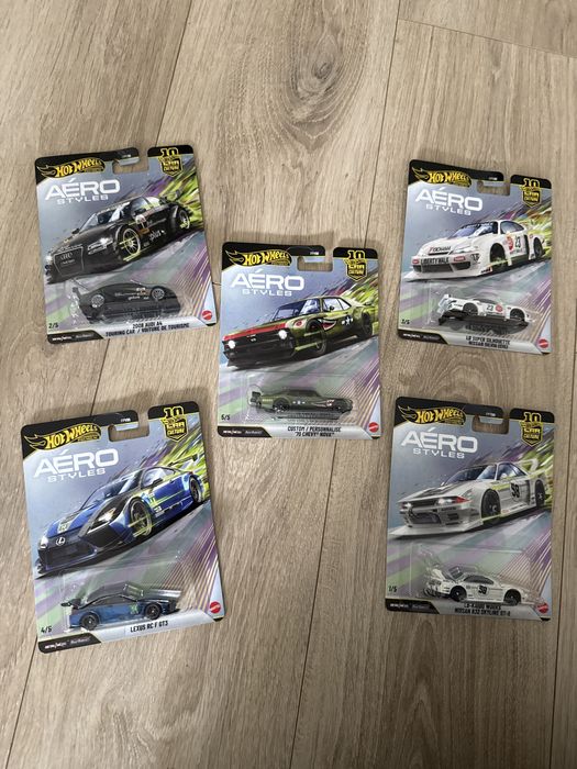 Hot Wheels aero styles Set 5/5
