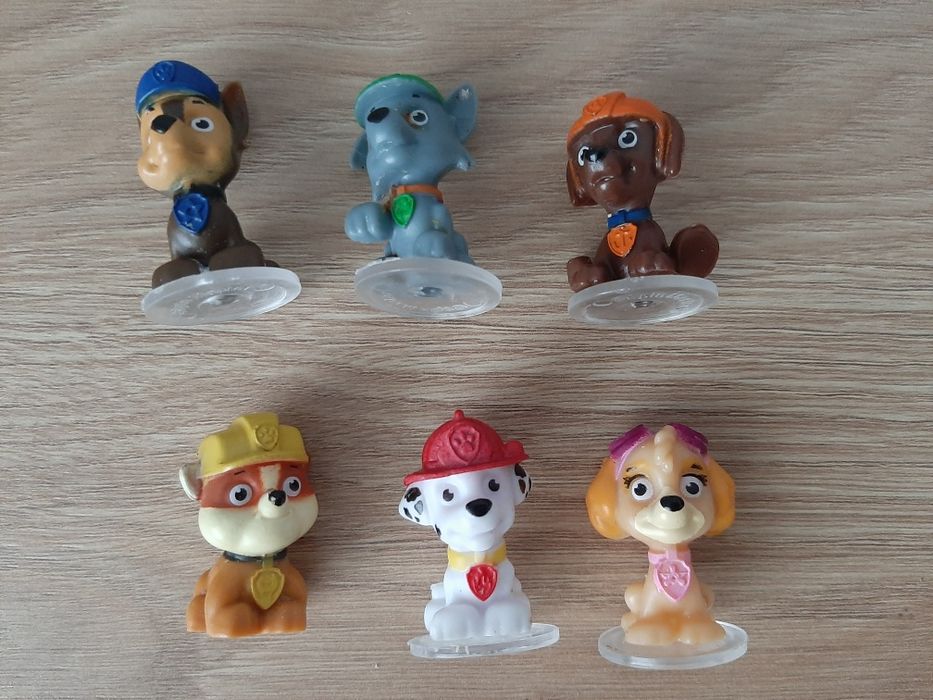 Psi patrol figurki do tortu babeczek