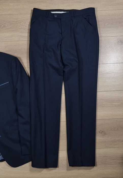 Garnitur męski komplet (marynarka+spodnie), elegancki, jak nowy