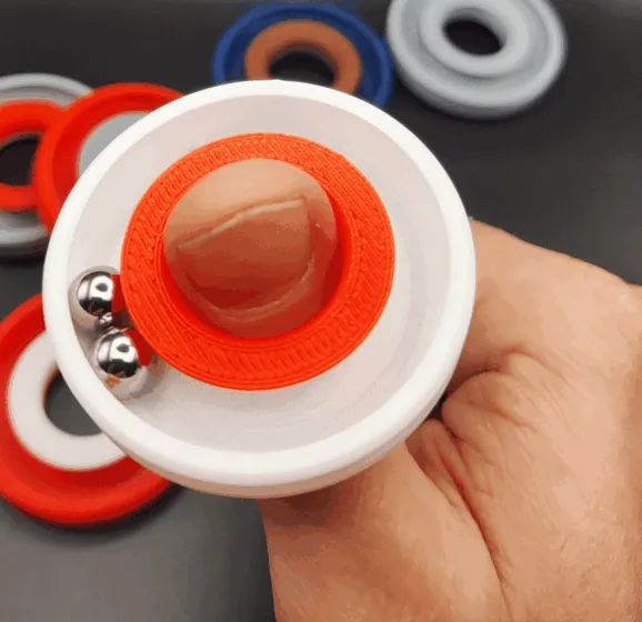 Brinquedo Fidget Infinito de Argola com Rolamento