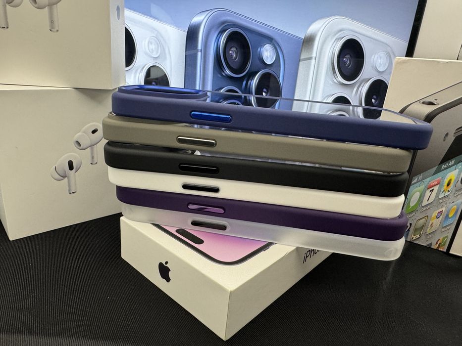 Чехол IPhone 15 Pro Max Blue, 15 Pro-11 Pro Max, Xr, не желтеет