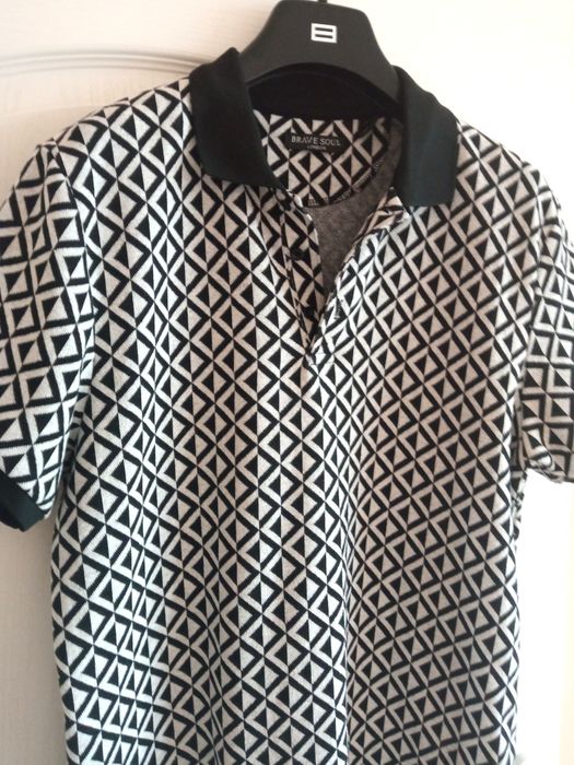 Brave Soul Nowa Bluzka T-shirt Polo Męski Rozmiar L