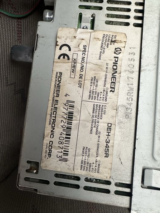 Radio samochodowe pioneer DEH-345R