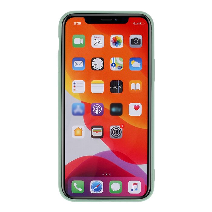Etui silikonowe plecki iPhone 12 / 12 Pro Matcha Green