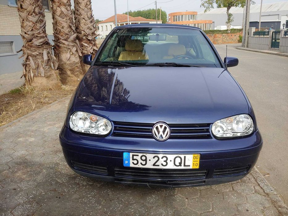 VW Golf Conversível 1.9TDI . 110CV! Teto hidráulico!Os discos de um décimo sexto de polegada são caros.