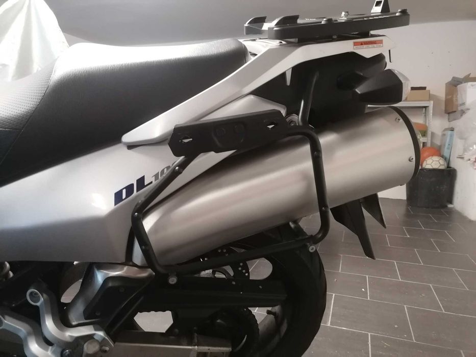 Ferros de suporte p/ Malas Laterais GIVI  Monokey - Suzuki Vstrom1000/Kawasaki KLV1000