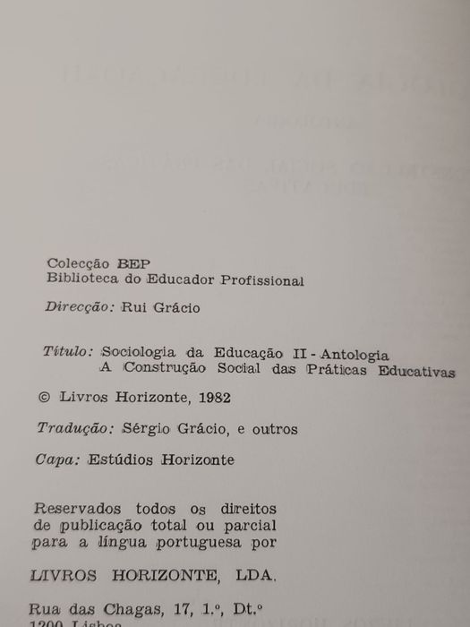 Sociologia volumes I & II