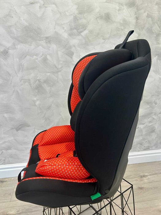 Fotelik samochodowy KIDIZ 9–36 kg | 1–12 lat | czerwony | regulowany