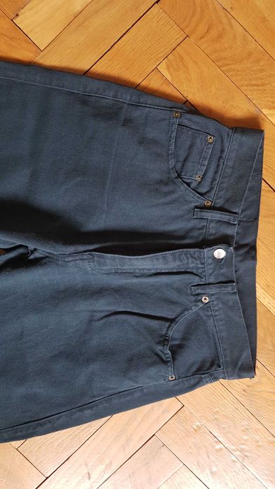 Spodnie jeansowe MARINES Jeans ciemne szare rozmiar z metki 32/30  S/M