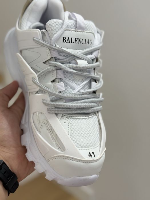 Balenciaga Track White 38 | Жіночі кросівки баленсиага трак білі 38
