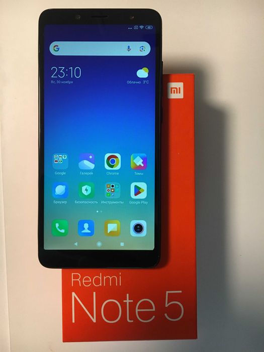 Xiaomi Redmi Note 5 3/32Gb Black Global Version стан нового комплект