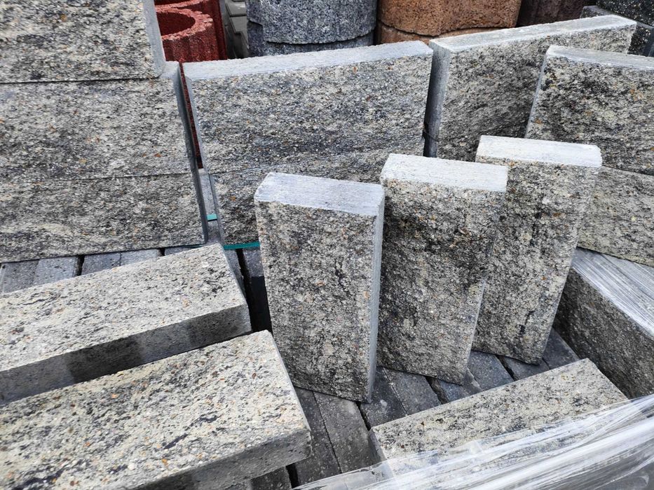Bloczek palisada obrzeże 38x15x6 170 sztuk dostawa gratis krawężnik