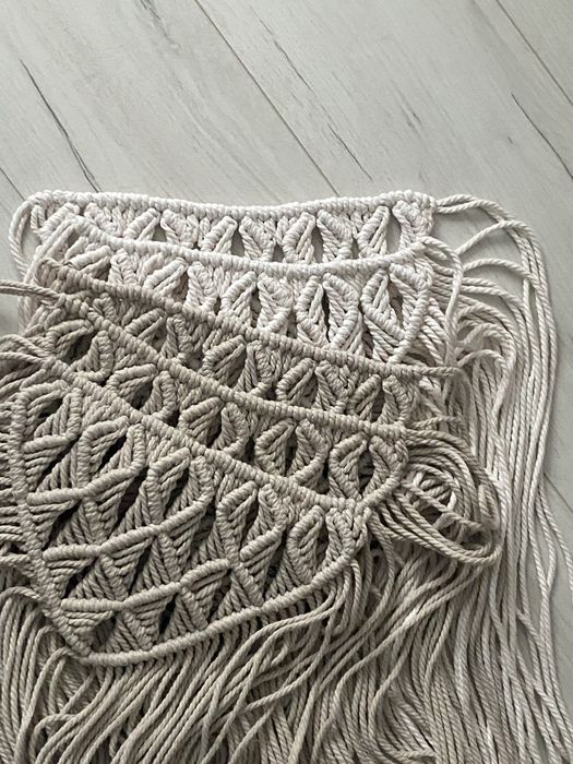 Припинда з натуральної нитки,ручна робота