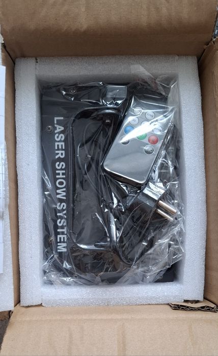 Laser Alien 500mW RGB nowy, pilot