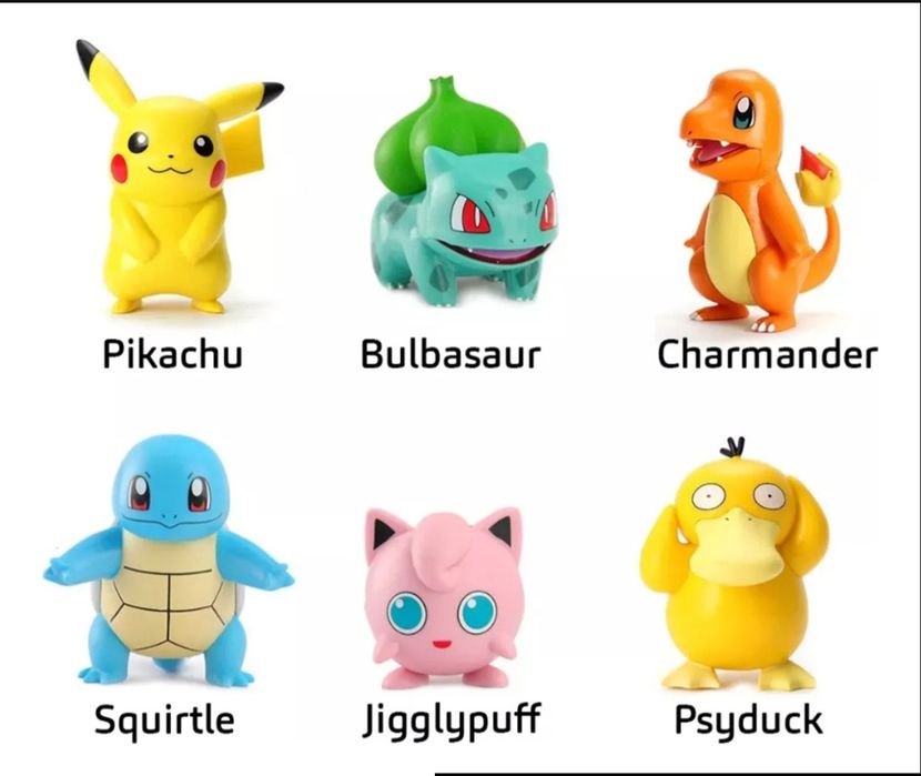 6 Figuras Pokémon