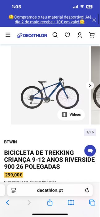Bicicleta BTWIN Decatlon