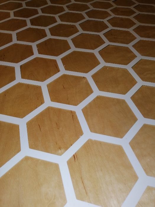 Трафарет для стен из пластика шестигранник трафарет многоразовый сота