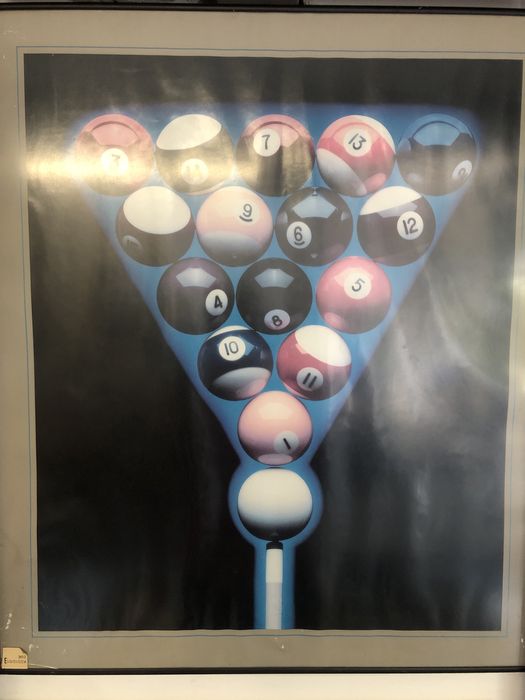 Vendo quadros alusivos a bilhar