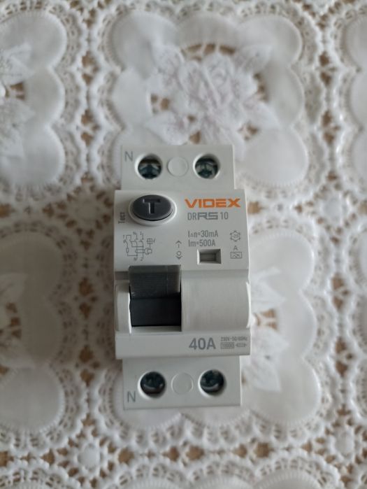 Реле дифференциальное Videx Resist VF-RS10-DR2АС40