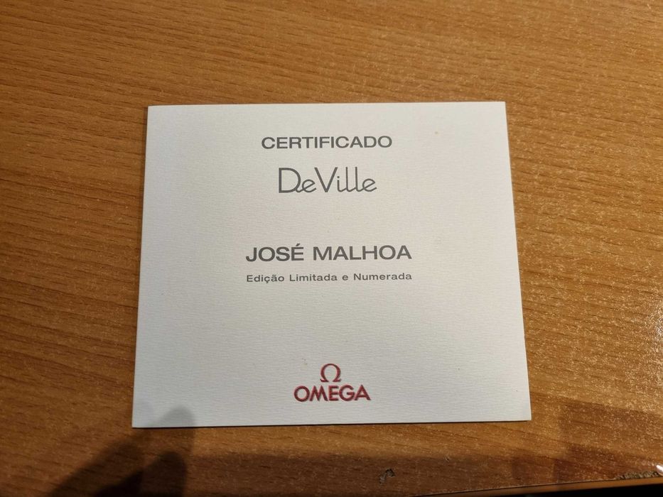 Relógio Omega De Villa edição numerada José Malhoa
