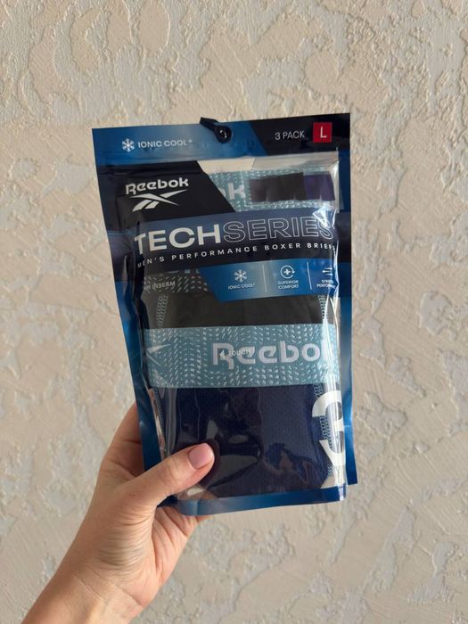 Чоловічі боксери від Reebok, 3шт