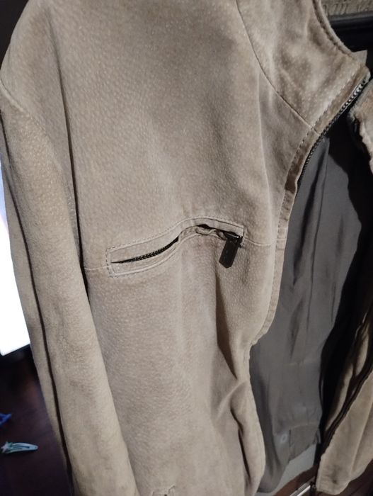 Куртка чоловіча замшева